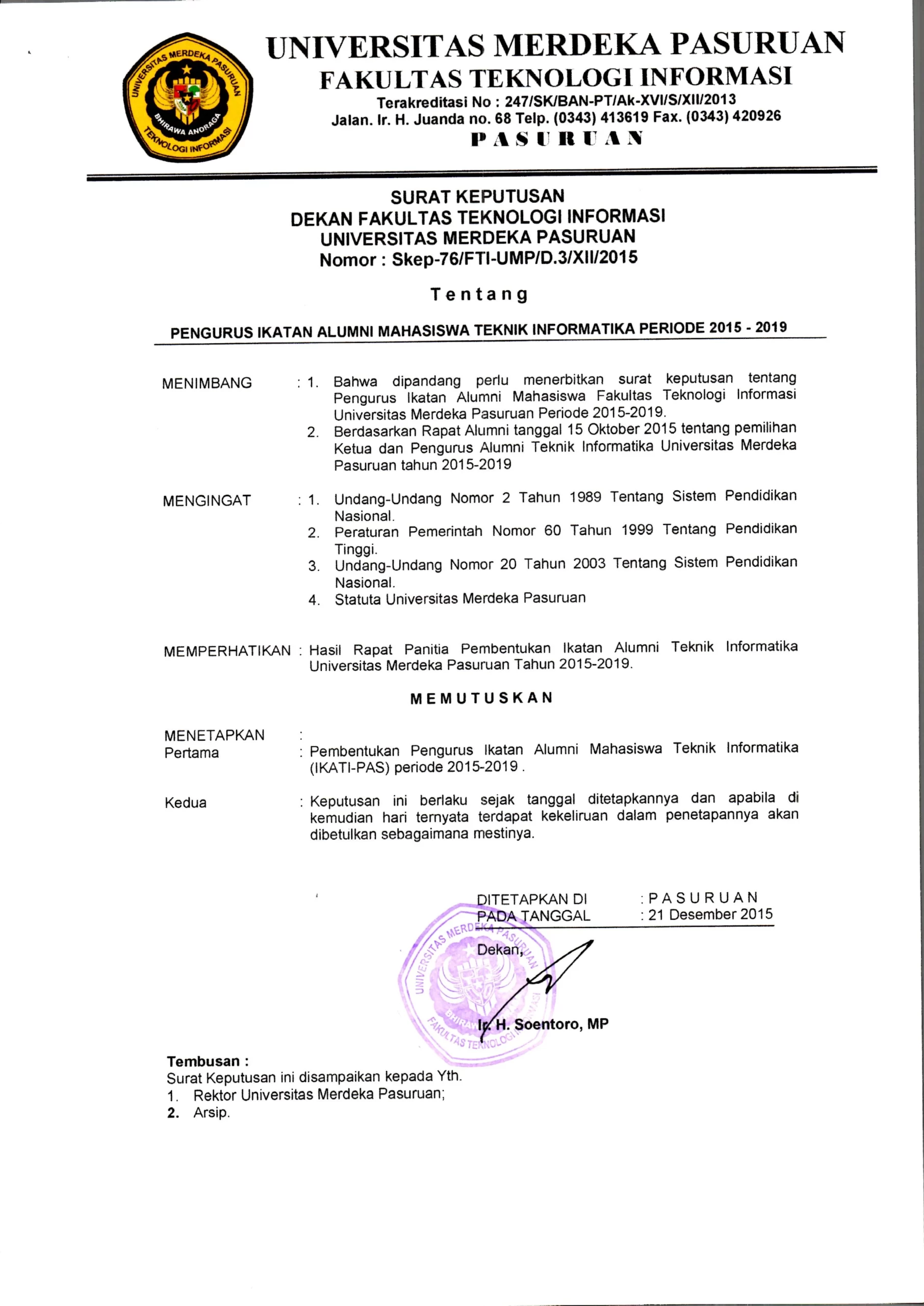 Contoh Surat Formal Perusahaan