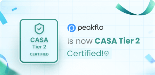 Peakflo Achieves CASA Tier 2 Certification: Independent Validation You Can Trust Peakflo CASA Tier 2